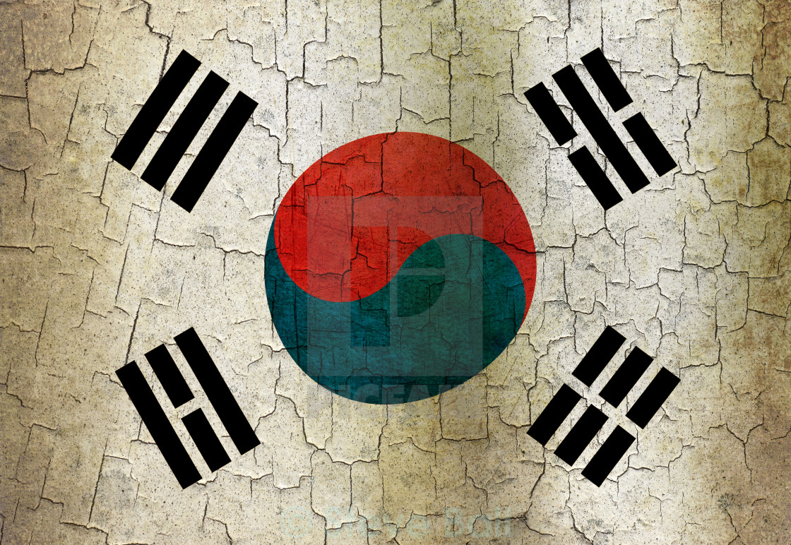 Южной Корее кранж флаг